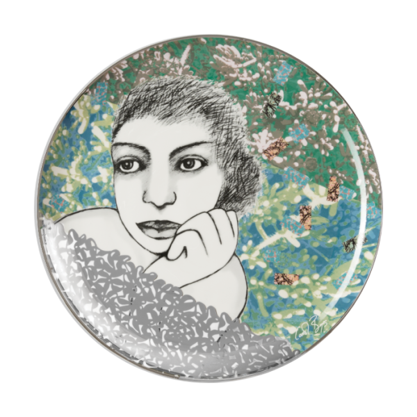 Round Platter Smouldering