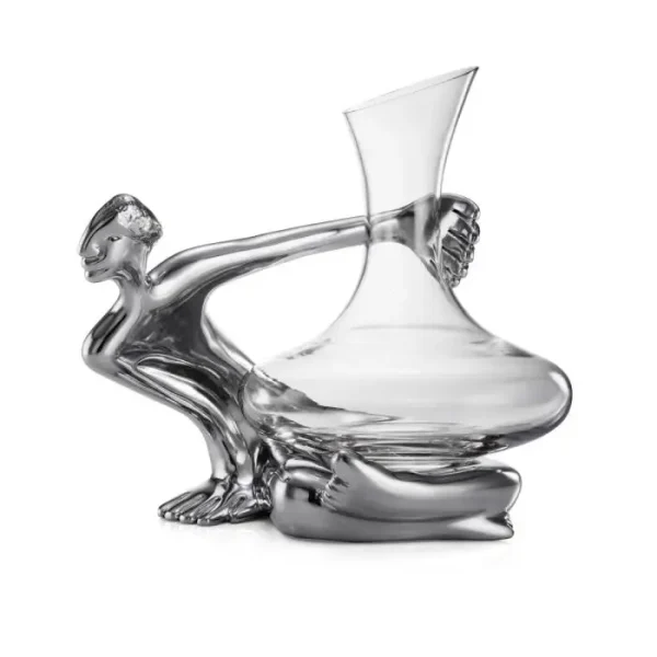Glass Decanter Set On The Brink